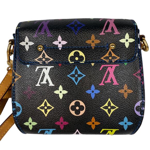 Louis Vuitton Multicolor Heartbreaker Bag Monogram Crossbody Vintage Black LV - Picture 4 of 16